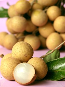 Longan has a similar flavor to lychee and grapes.